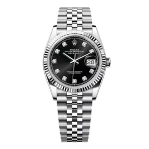 Rolex Datejust 36mm Sliver Black  Dial 126234 – VIP Version