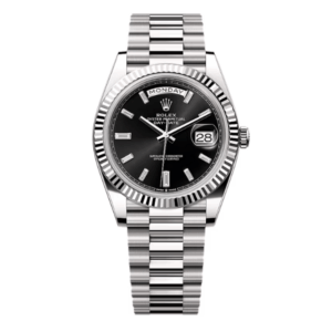 Rolex Day Date Sliver Black 228239  40mm 180gram – VIP Version