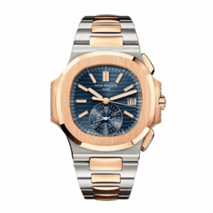 Patek Philippe Nautilus Chronograph 5980/1AR-001 40.5mm Blue Dial Rose Gold Demi – VIP Version