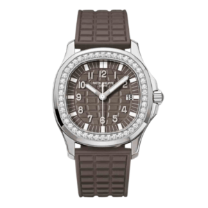 Patek Philippe Aquanaut 5067A-025 35.6mm Diamond Bezel Moissanite Steel – Customize Version