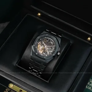 Alternative view of Audemars Piguet Royal Oak 15407CE.OO 41mm Skeleton Dial Ceramic V3 2026 Base – VIP Version
