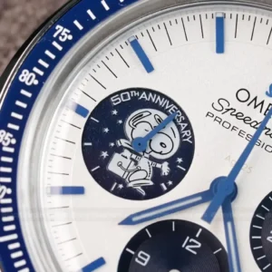 Omega Speedmaster 50th Anniversary Co-Axial Chronometer Chronograph 310.32.42.50.02.001 42mm “Silver Snoopy Award” – VIP Version - Görsel 8