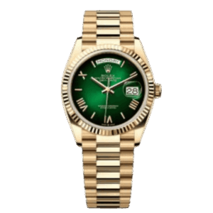 Rolex Day Date M128238-0118 36mm  “Green Ombre” – VIP Version