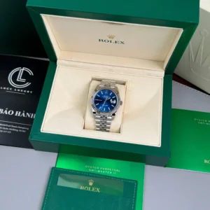 Rolex Datejust 41mm Sliver Blue Dial 126334 – VIP Version - Görsel 8