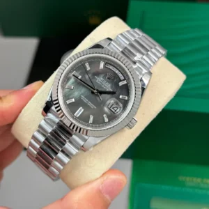 Alternative view of Rolex Day Date 40mm 180gram Sliver MOP Dial 228239 – VIP Version