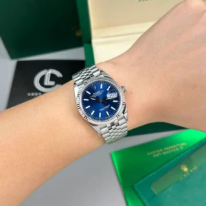 Rolex Datejust 36mm Sliver Blue Dial 126234 – VIP Version - Görsel 5