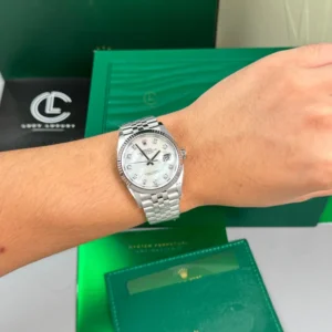Rolex Datejust 36mm Sliver MOP Dial 126234 – VIP Version - Görsel 4