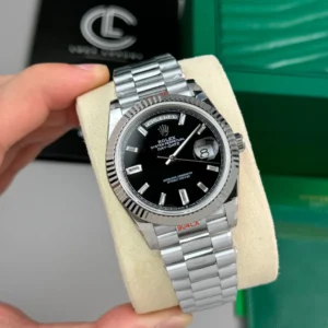 Rolex Day Date Sliver Black 228239  40mm 180gram – VIP Version - Görsel 3