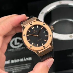 Alternative view of Hublot Classic Fusion Rose Gold Titanium 38mm Black Dial Unisex Size – VIP Version