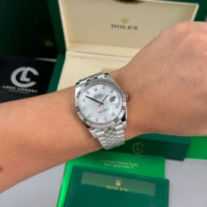 Rolex Datejust 41mm Sliver MOP Dial 126334 – VIP Version - Görsel 4