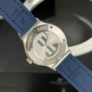 Hublot Classic Fusion Diamonds Moissanite Pave 33mm Blue Dial – Handcrafted Diamod - Görsel 5