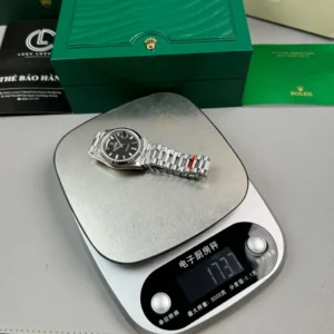 Rolex Day Date Sliver Black 228239  40mm 180gram – VIP Version - Görsel 6