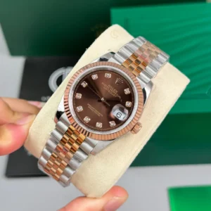 Alternative view of Rolex Datejust 36mm Demi Rose Gold Chocolate “Gold 10K” 126231 – VIP Version