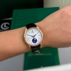 Rolex Cellini Moonphase 50535 39mm Cal.3195 Yellow Gold – VIP Version - Görsel 4