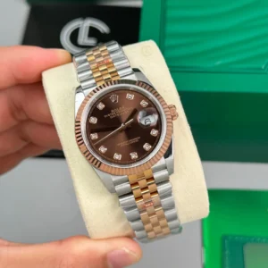 Rolex Datejust 36mm Demi Rose Gold Chocolate “Gold 10K” 126231 – VIP Version - Görsel 3