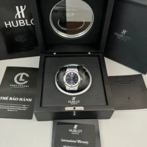 Hublot Classic Fusion Diamonds Moissanite Pave 42mm Blue Dial – Customize Diamod - Görsel 9