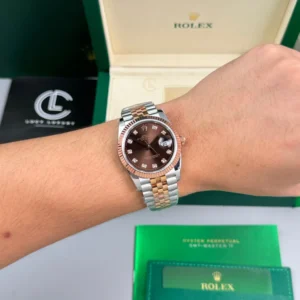 Rolex Datejust 36mm Demi Rose Gold Chocolate “Gold 10K” 126231 – VIP Version - Görsel 4