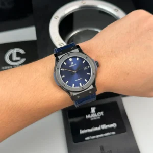 Hublot Classic Fusion Ceramic 42mm Blue Dial JJZ Base – VIP Version - Görsel 4