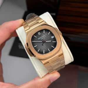 Alternative view of Patek Philippe Nautilus 5711/1R-001 40mm Gray Dial Rose Gold V3 Update 2026 – VIP Version