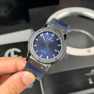 Alternative view of Hublot Classic Fusion Ceramic 42mm Blue Dial JJZ Base – VIP Version