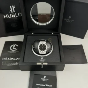 Hublot Classic Fusion Diamonds Moissanite Pave 42mm Dial Black – Customize Diamod - Görsel 9