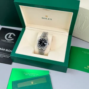 Rolex Datejust 36mm Sliver Black Dial 126234 – VIP Version - Görsel 8