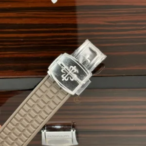 Patek Philippe Aquanaut 5067A-025 35.6mm Diamond Bezel Moissanite Steel – Customize Version - Görsel 5