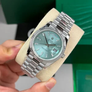 Alternative view of Rolex Day Date Sliver Ice Blue Dial 228236 40mm 180gram – VIP Version