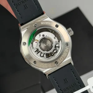 Hublot Classic Fusion Diamonds Moissanite Pave 38mm Black Dial – Handcrafted Diamod - Görsel 7