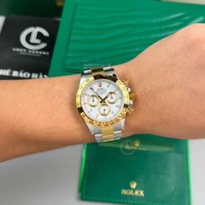 Rolex Daytona Cosmograph M116503-0001 40mm Cal.4130 Demi Yellow Gold – VIP Version - Görsel 4