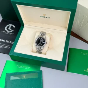 Rolex Datejust 36mm Sliver Black Dial 126234 – VIP Version - Görsel 8