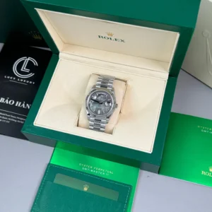 Rolex Day Date 40mm 180gram Sliver MOP Dial 228239 – VIP Version - Görsel 8