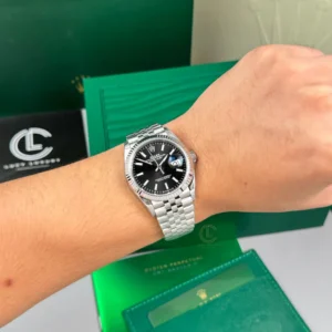 Rolex Datejust 36mm Sliver Black Dial 126234 – VIP Version - Görsel 4