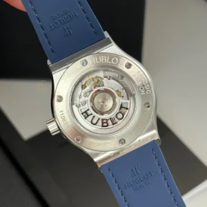 Hublot Classic Fusion Diamonds Moissanite Pave 42mm Blue Dial – Customize Diamod - Görsel 6
