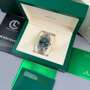 Rolex Datejust 41mm Sliver Green Motif Dial 126334 – VIP Version - Görsel 8