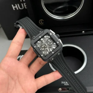 Alternative view of Hublot Square Bang Unico 821.CI.0170.RX 821CI0170RX 42mm Black Dial Ceramic – VIP Version