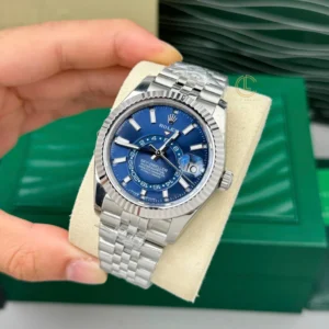 Alternative view of Rolex Sky-Dweller White Gold 336934-0006 42mm Blue Dial – VIP Version