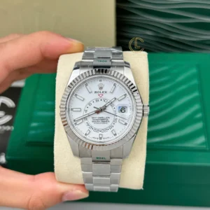 Alternative view of Rolex Sky-Dweller 336934-0003 42mm White Dia – VIP Version