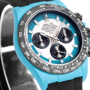 Rolex Daytona DIW Cacbon Tifany “CELESTE INVERT” 40mm – VIP Version - Görsel 4