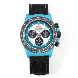 Alternative view of Rolex Daytona DIW Cacbon Tifany “CELESTE INVERT” 40mm – VIP Version