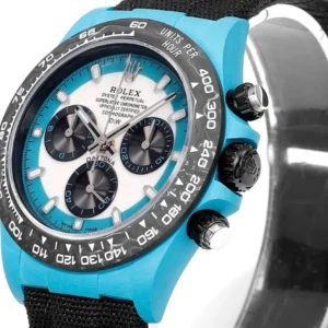 Rolex Daytona DIW Cacbon Tifany “CELESTE INVERT” 40mm – VIP Version - Görsel 3