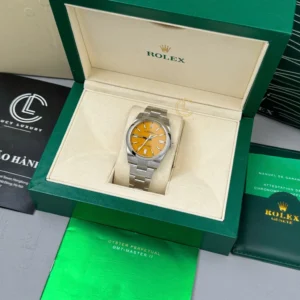 Rolex Oyster Perpetual 126000-0004 36mm Yellow Dial – VIP Version - Görsel 9