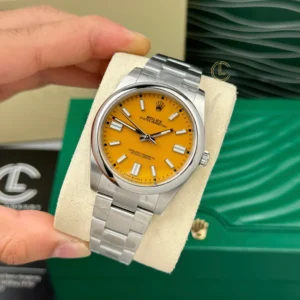 Rolex Oyster Perpetual 126000-0004 36mm Yellow Dial – VIP Version - Görsel 4