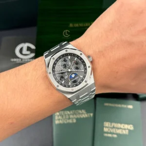 Audemars Piguet Royal Oak Perpetual Calendar 26609TI.OO.1220TI.01 41mm Moonphase – VIP Version - Görsel 9