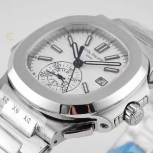 Patek Philippe Nautilus Chronograph 5980/1A-019 40.5mm White Dial – VIP Version - Görsel 4
