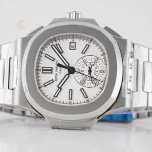 Patek Philippe Nautilus Chronograph 5980/1A-019 40.5mm White Dial – VIP Version - Görsel 3