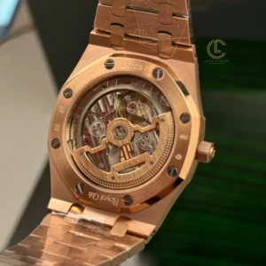 Audemars Piguet Royal Oak “Jumbo” Extra-Thin 15207OR.OO.1240OR.01 39mm Black Dial Rose Gold – VIP Version - Görsel 7