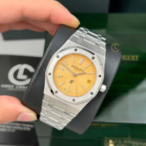 Audemars Piguet Royal Oak Jumbo Extra-Thin 15202BC.OO.1240BC.01 39mm Yellow Dial – VIP Version - Görsel 3