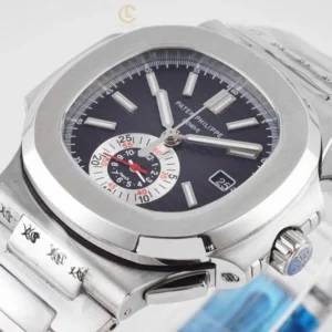 Patek Philippe Nautilus Chronograph 5980/1A-014 40.5mm Black-Blue Dial – VIP Version - Görsel 3