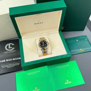 Rolex Explorer Two Tone Yellow Gold 124273 36mm Yellow Gold Black Dial – VIP Version - Görsel 9